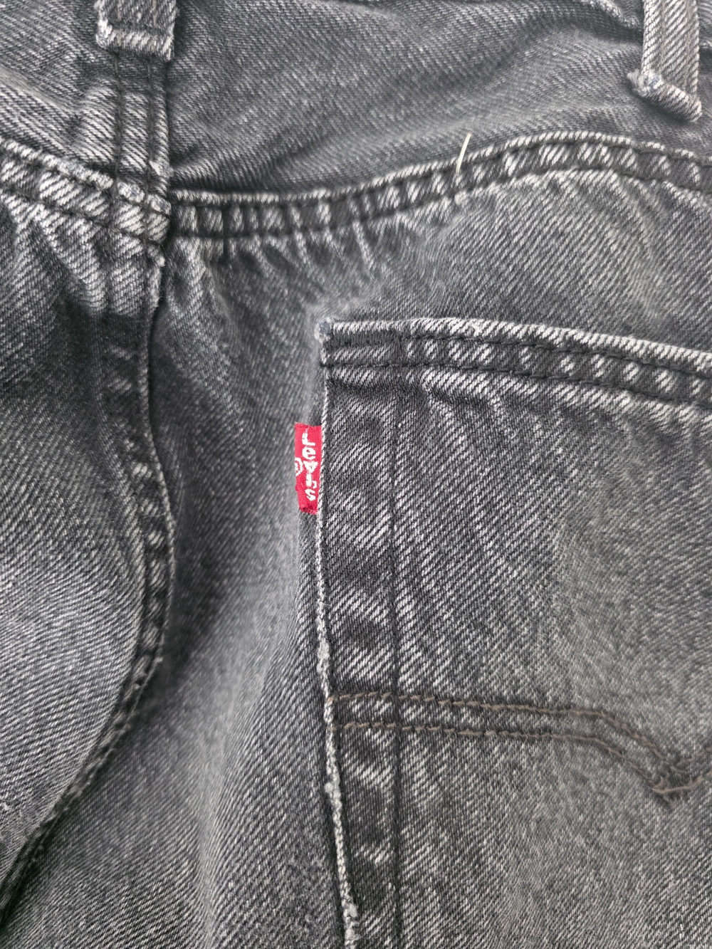Levi’s 501 Original Fit Jeans Black Wash Straight Leg W38 L30 Classic Denim - Picture 5 of 10